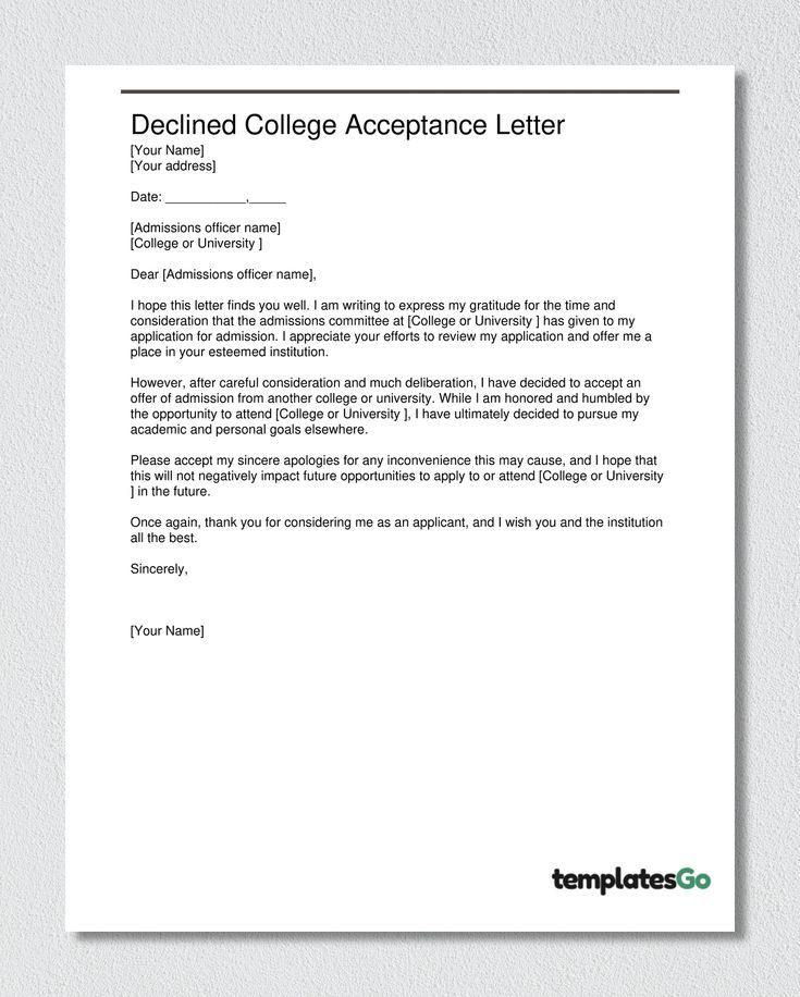 How to Politely Decline a College Admission Offer: A Guide for Students Making Difficult Decisions