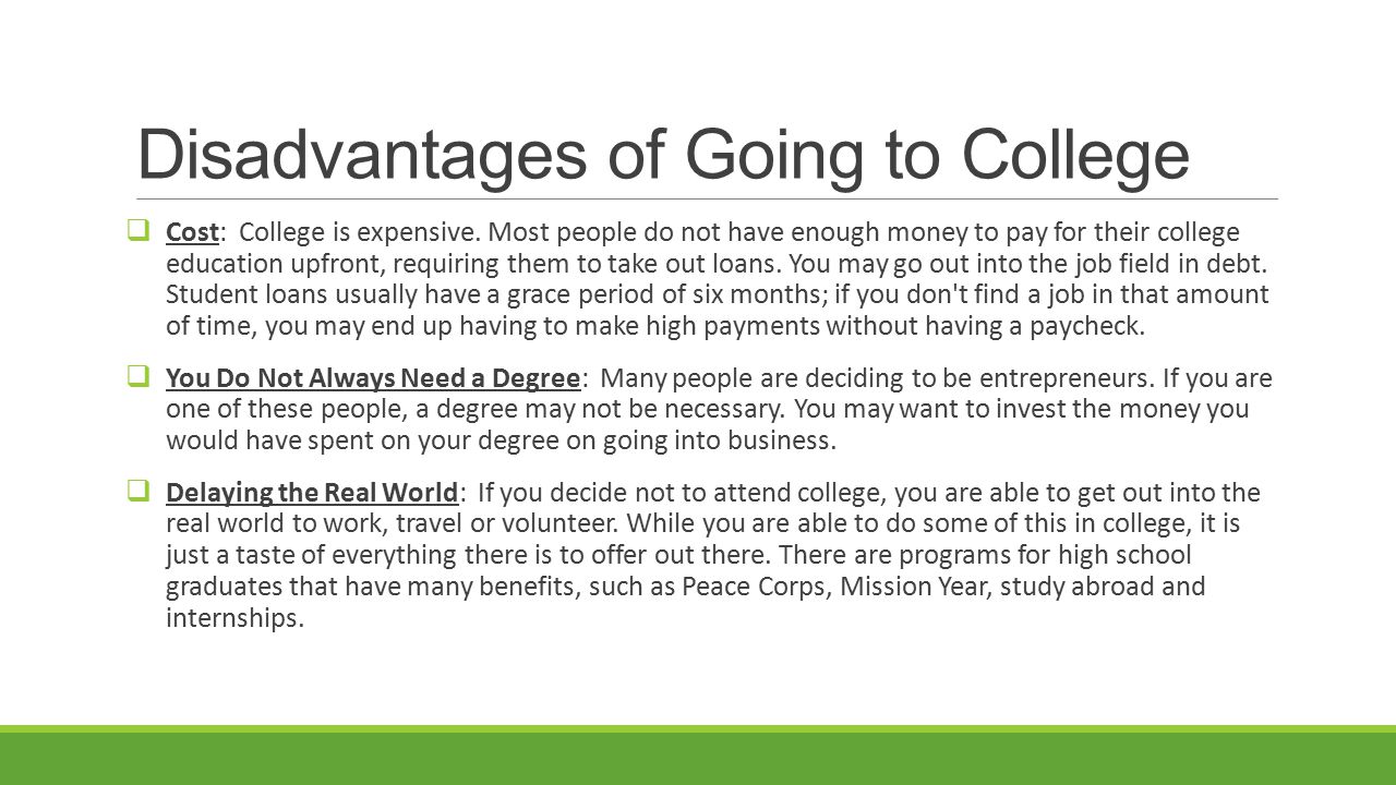 The Realities of College: Exploring the Downsides of Pursuing Higher Education