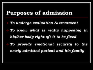 What You Need to Know: The Purpose of Admission Explained